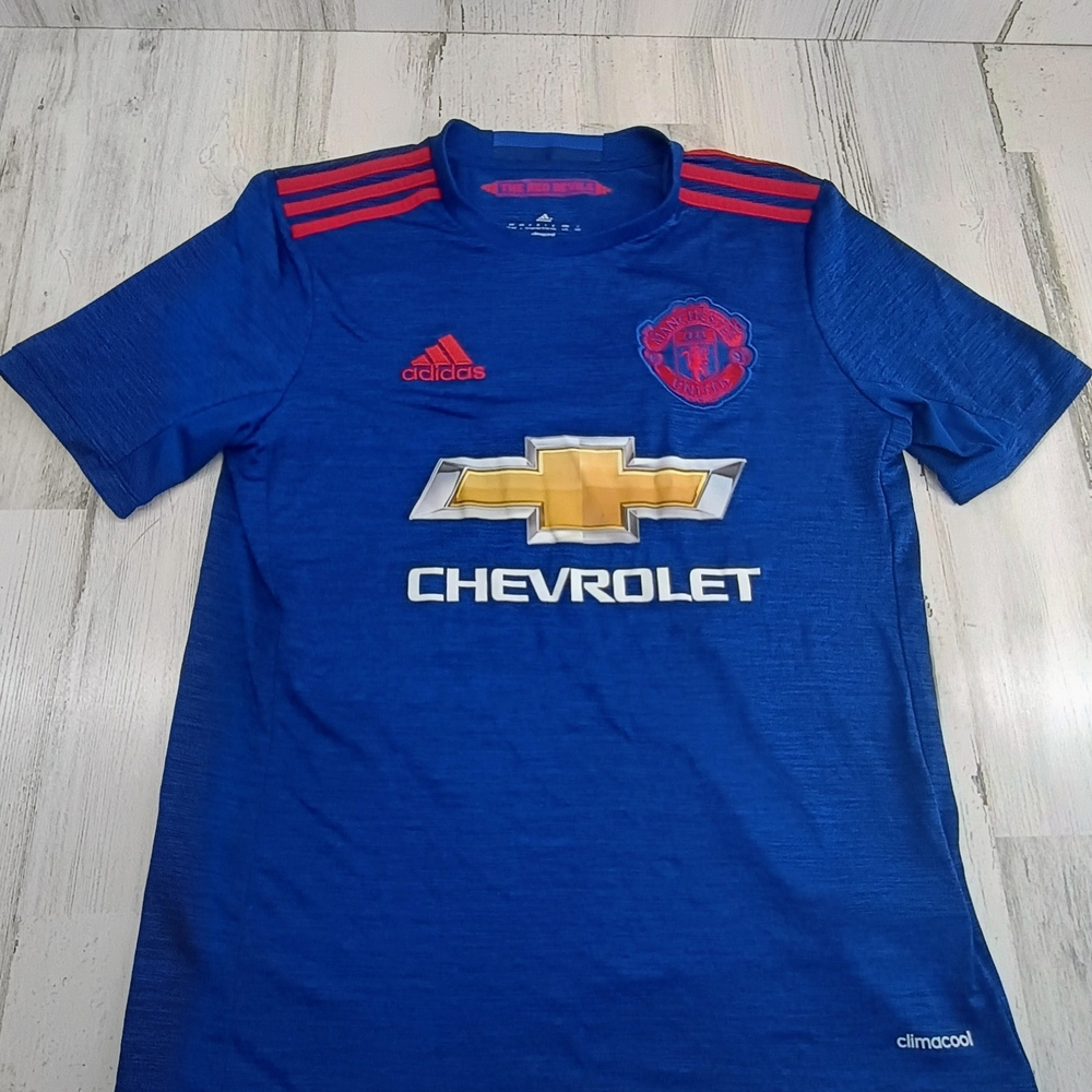 Adidas Manchester United MU 2016 Away Football Soccer Jersey Youth Large